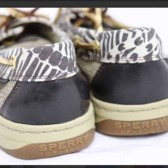 Sperry Top-Sider Bluefish Zebra Print Boat Shoes - Picture 5 of 7